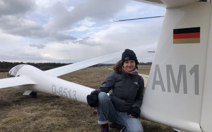 Katharina Schmitt darf dieses Jahr die AM1 fliegen