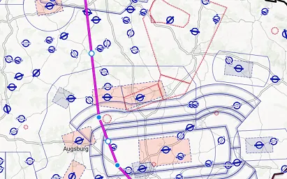 Geplante Route