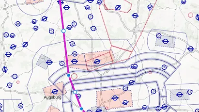Geplante Route