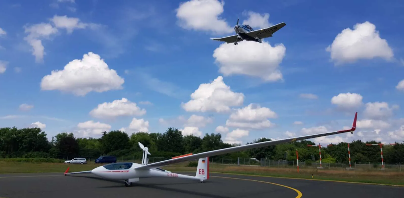 ASH 31 Mi kurz vor dem Start