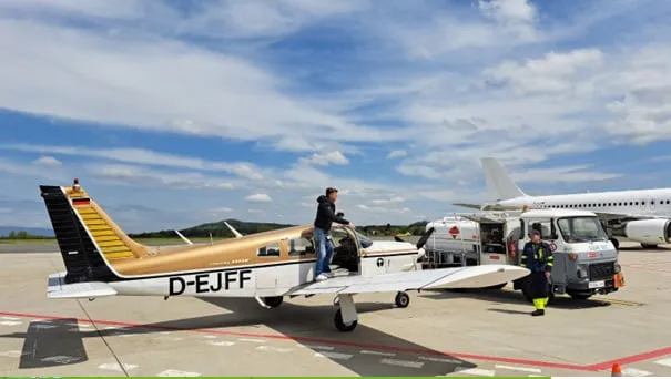 Auf dem Vorfeld in Karlsbad