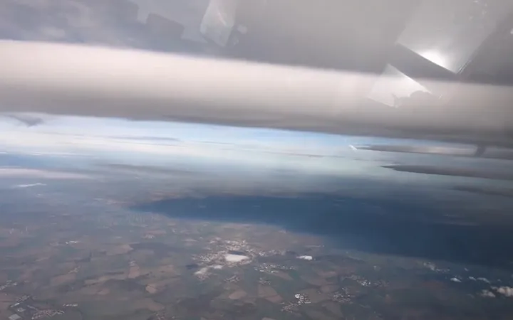 Alles noch im grünen Bereich. Ich genieße die Aussicht.