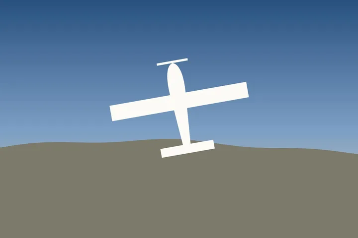 SF 25C Falke im Flug