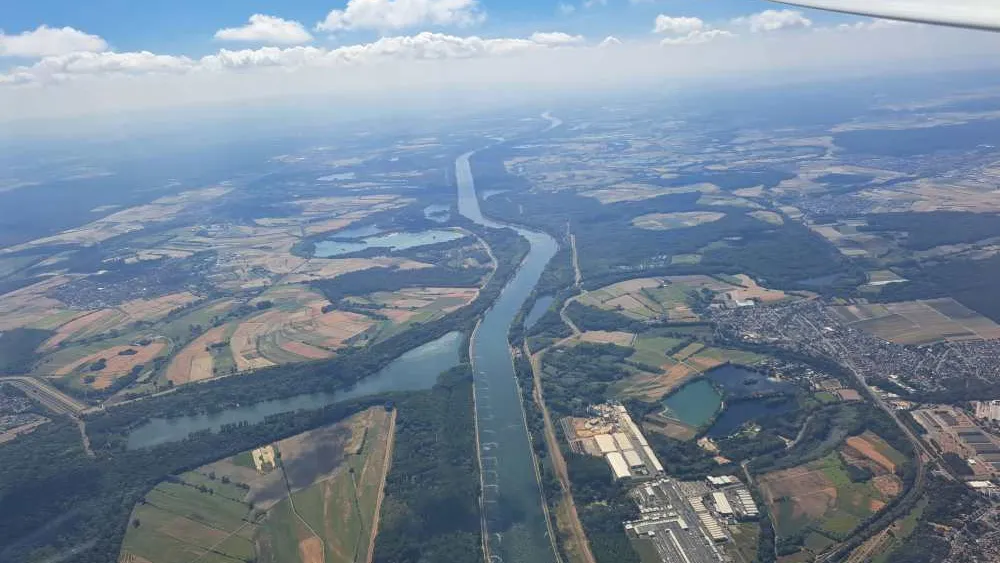 Rhein bei Karlsruhe