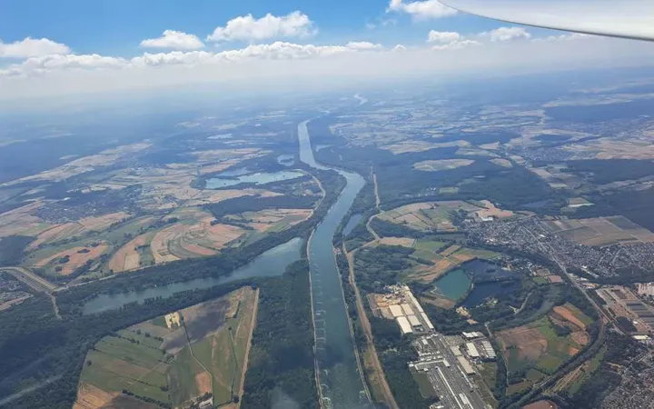 Rhein bei Karlsruhe